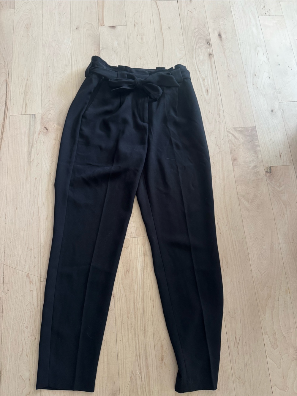 Express Black High-Rise Paperbag waist size 4